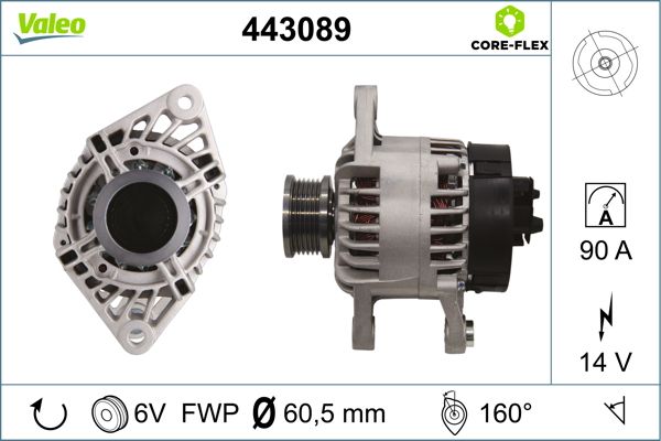 VALEO 443089 Alternator