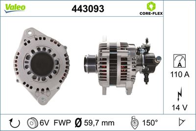 Alternator VALEO 443093