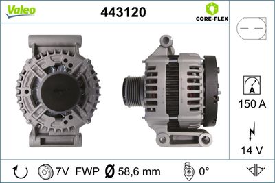 Alternator VALEO 443120