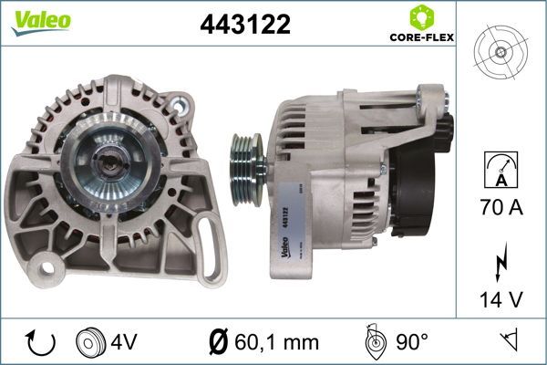 VALEO 443122 Alternator