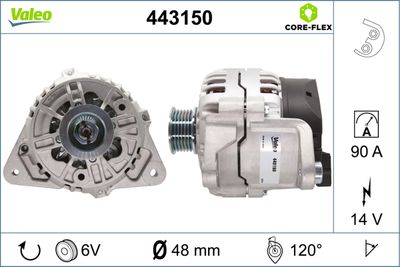 Alternator VALEO 443150