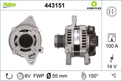 Alternator VALEO 443151