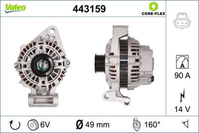 Alternator VALEO 443159