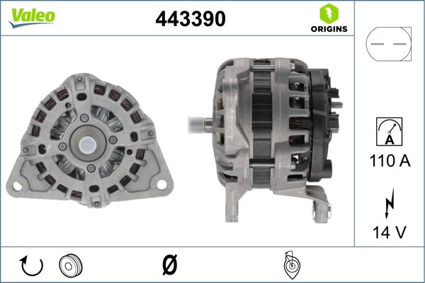 VALEO 443390 Alternator