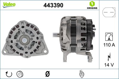 Alternator VALEO 443390