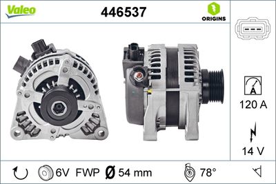 Alternator VALEO 446537