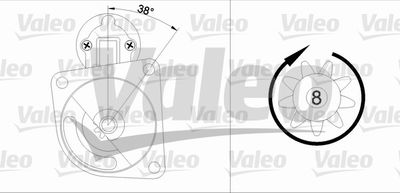 Starter VALEO 455606