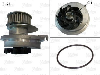 Water Pump, engine cooling VALEO 506005