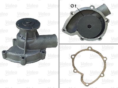 Water Pump, engine cooling VALEO 506070