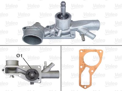 Water Pump, engine cooling VALEO 506245