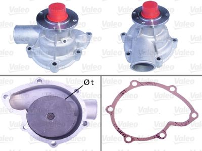 Water Pump, engine cooling VALEO 506249