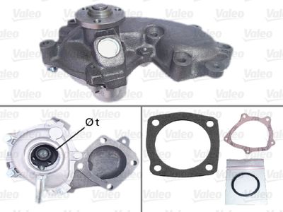 Water Pump, engine cooling VALEO 506298