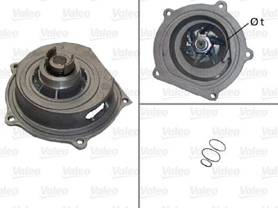 Water Pump, engine cooling VALEO 506320