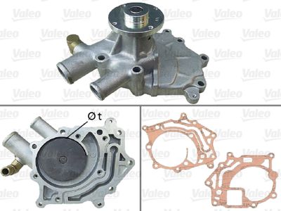 Water Pump, engine cooling VALEO 506357