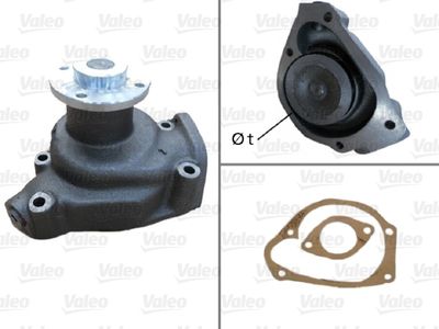 Water Pump, engine cooling VALEO 506358