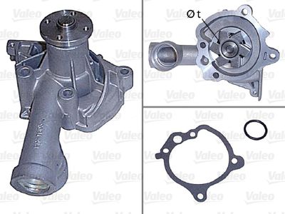 Water Pump, engine cooling VALEO 506404