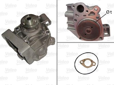 Water Pump, engine cooling VALEO 506474