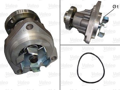 Water Pump, engine cooling VALEO 506527