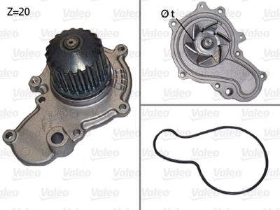 Water Pump, engine cooling VALEO 506538