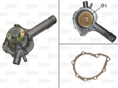 Water Pump, engine cooling VALEO 506592