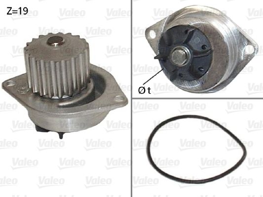 VALEO 506595 Water Pump, engine cooling