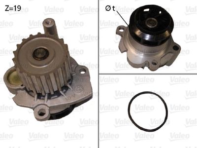 Water Pump, engine cooling VALEO 506701