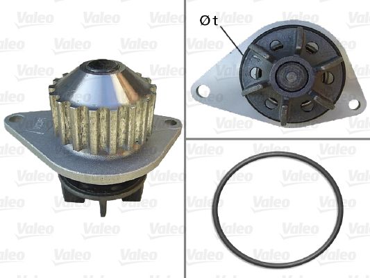 VALEO 506704 Water Pump, engine cooling