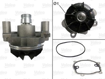 Water Pump, engine cooling VALEO 506709