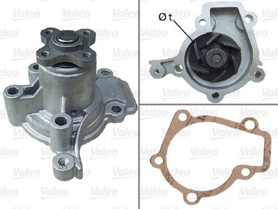 Water Pump, engine cooling VALEO 506818