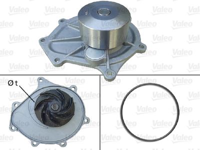 Water Pump, engine cooling VALEO 506842