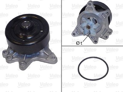 Water Pump, engine cooling VALEO 506844