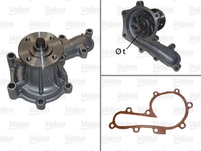 Water Pump, engine cooling VALEO 506847