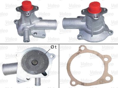 Water Pump, engine cooling VALEO 506858