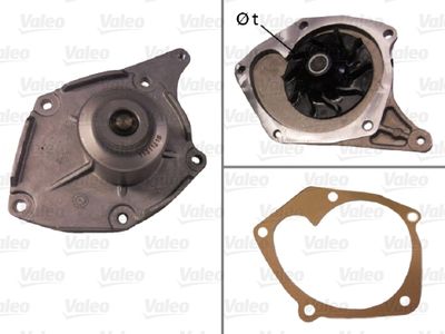 Water Pump, engine cooling VALEO 506863