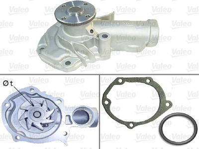 Water Pump, engine cooling VALEO 506956