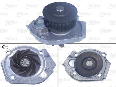 Water Pump, engine cooling VALEO 506967