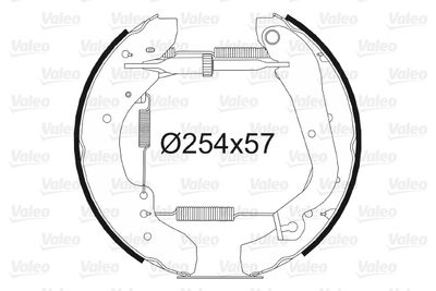 Brake Shoe Set VALEO 554565