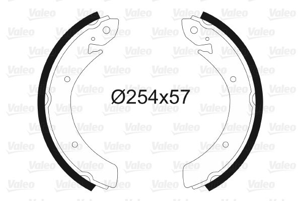 VALEO 562025 Brake Shoe Set