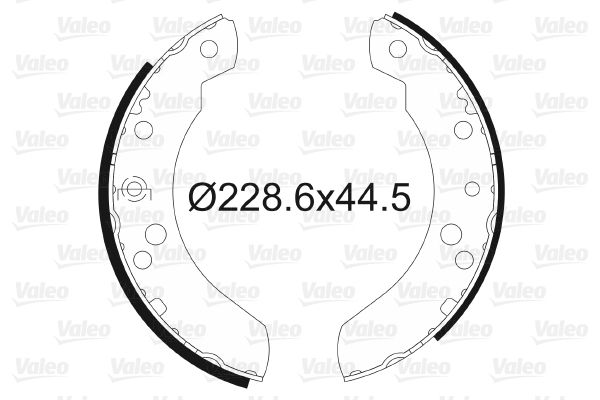 VALEO 562064 Brake Shoe Set