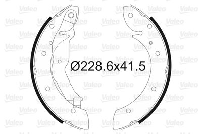 Brake Shoe Set VALEO 562551