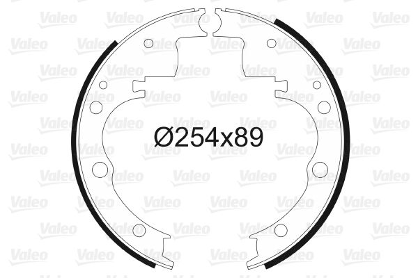 VALEO 562594 Brake Shoe Set