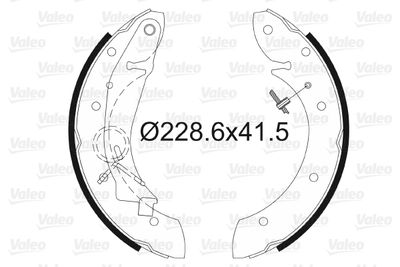 Brake Shoe Set VALEO 562634