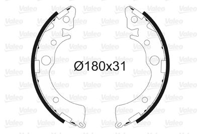 Brake Shoe Set VALEO 562734