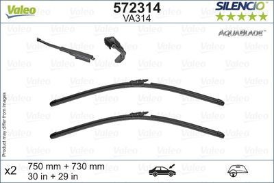 Wiper Blade VALEO 572314