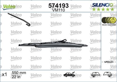 Wiper Blade VALEO 574193