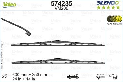 Wiper Blade VALEO 574235