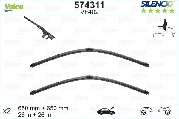 VALEO 574311 Wiper Blade