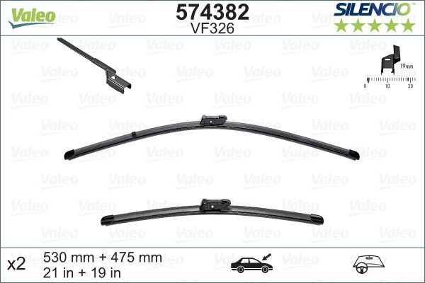 VALEO 574382 Wiper Blade