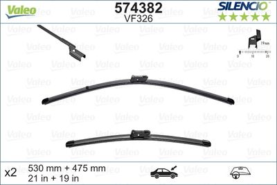 Wiper Blade VALEO 574382