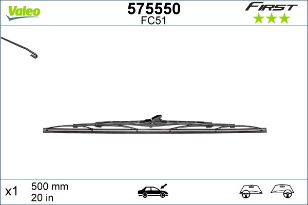 VALEO 575550 Wiper Blade